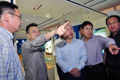 2014年10月8日，浙江省科技厅厅长周国辉一行莅临天通指导